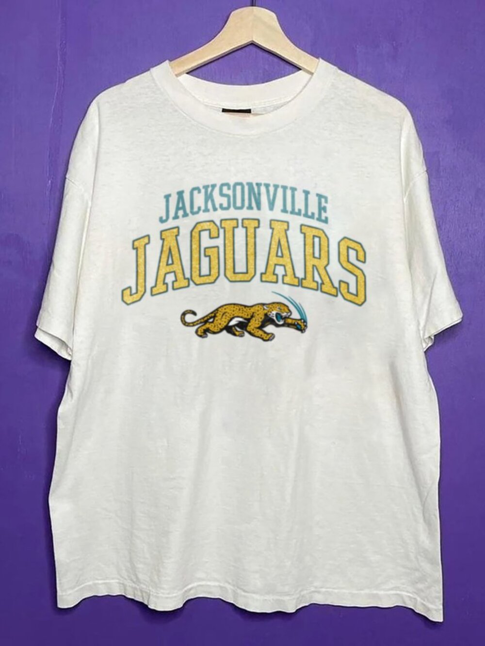 90s Vintage Jacksonville Jaguars Football Big Logo T Shirt, Retro NFL Shirt Tee